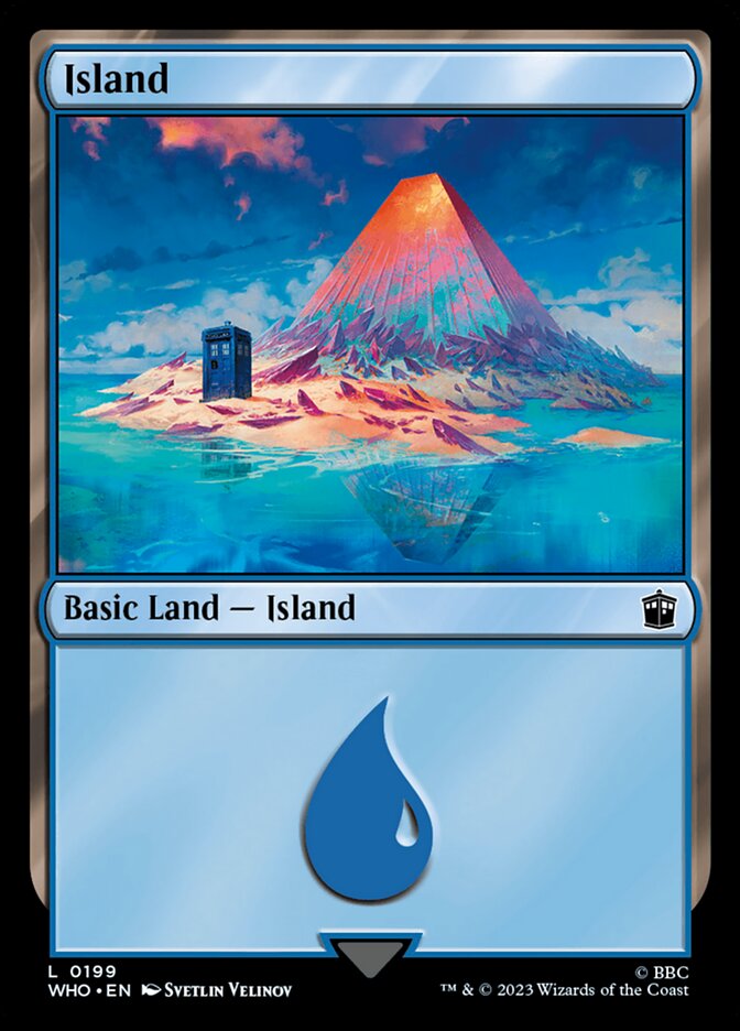 Island 199 - Doctor Who MTG card