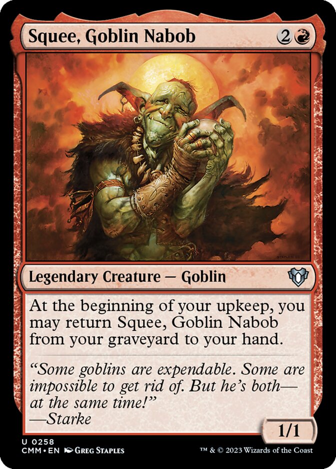 Squee, Goblin Nabob 258 - Commander Masters MTG card