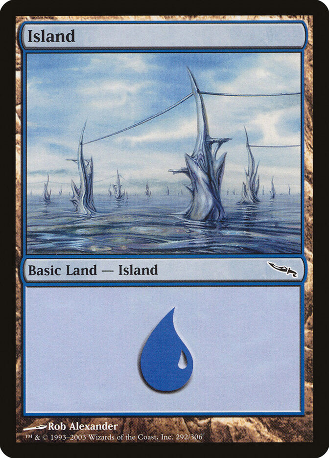Island 292 - Mirrodin MTG card