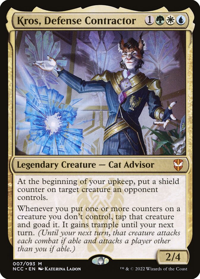 Kros, Defense Contractor 7 - New Capenna Commander MTG card