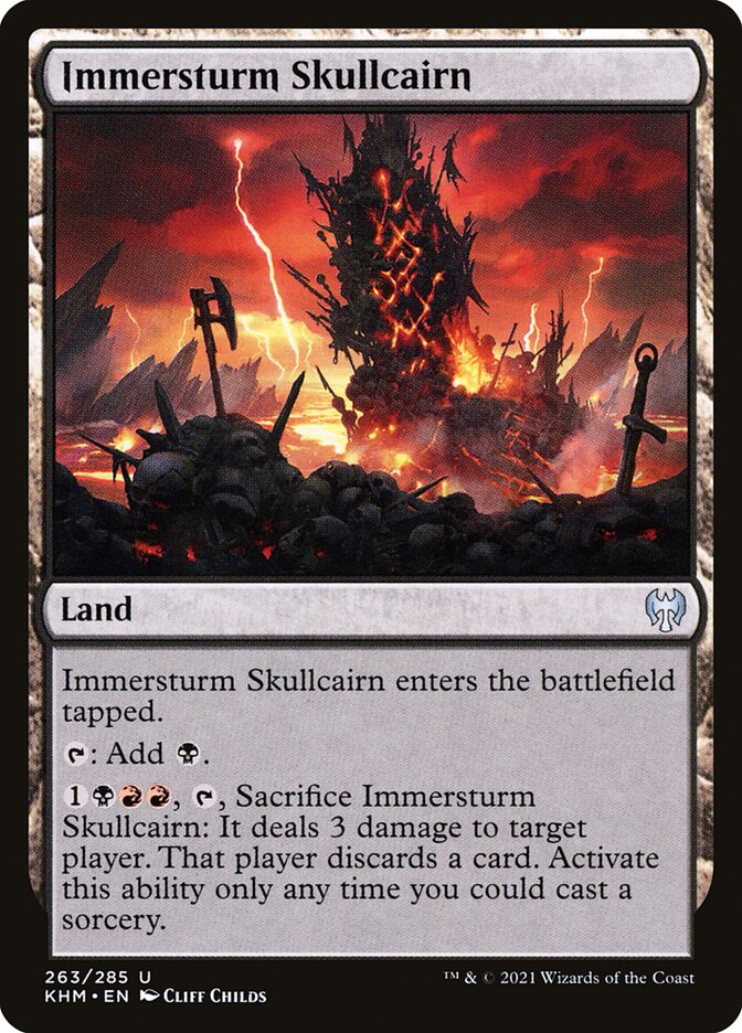 Immersturm Skullcairn 263 - Kaldheim MTG card