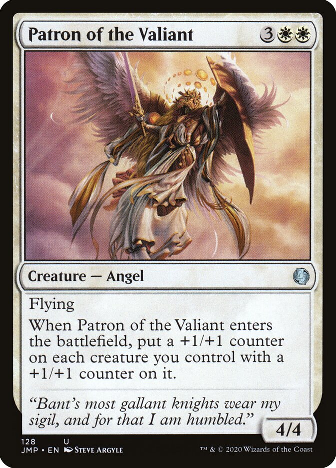 Patron of the Valiant 128 - Jumpstart MTG card