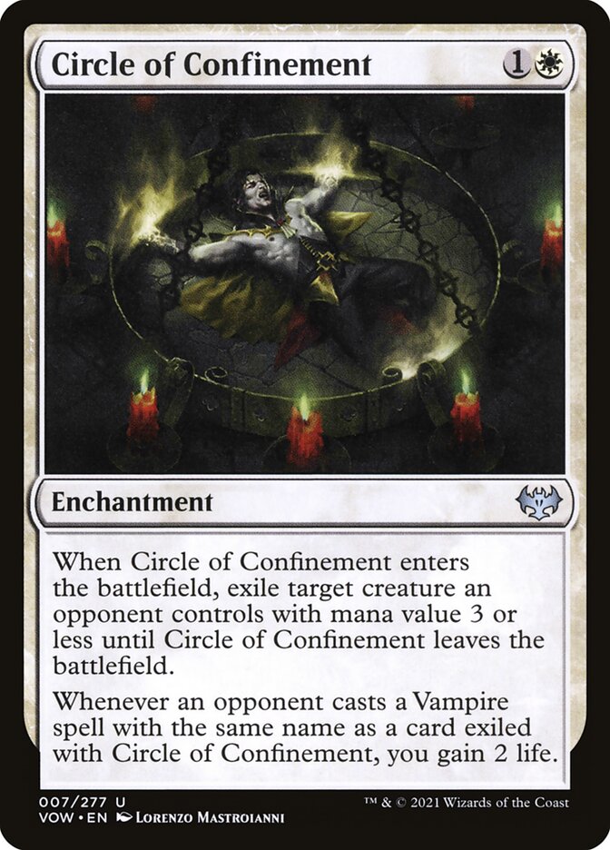 Circle of Confinement 7 - Innistrad: Crimson Vow MTG card
