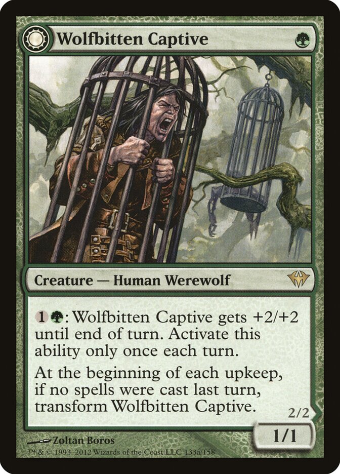 Wolfbitten Captive // Krallenhorde Killer 133 - Dark Ascension MTG card