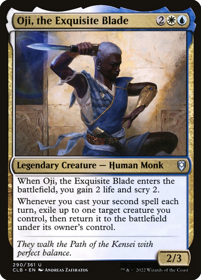 Oji, the Exquisite Blade 290 - Commander Legends: Battle for Baldur's Gate MTG card