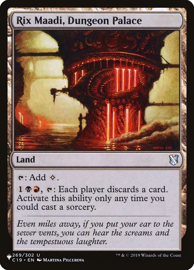 Rix Maadi, Dungeon Palace C19-269 - The List MTG card