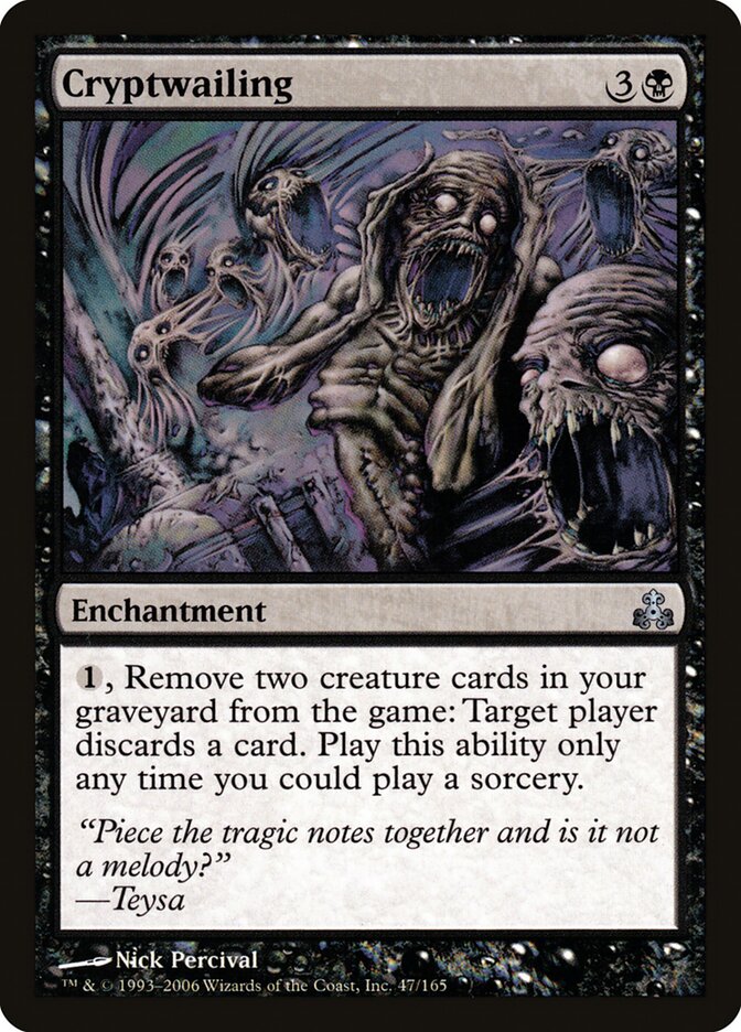 Cryptwailing 47 - Guildpact MTG card