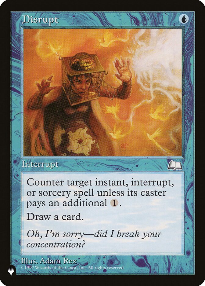 Disrupt WTH-37 - The List MTG card