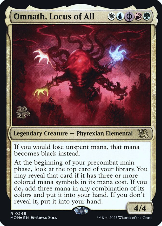 Omnath, Locus of All 249s - March of the Machine Promos MTG card