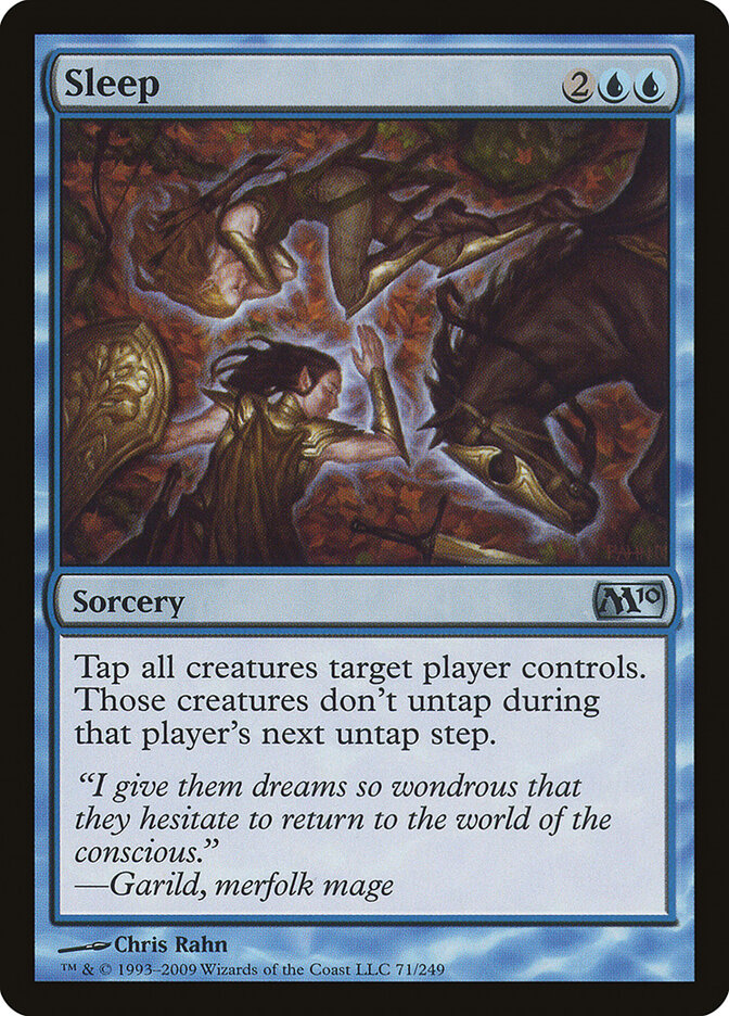 Sleep 71 - Magic 2010 MTG card