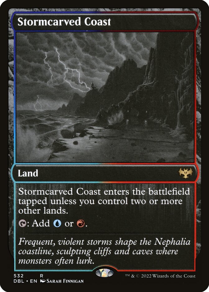 Stormcarved Coast 532 - Innistrad: Double Feature MTG card