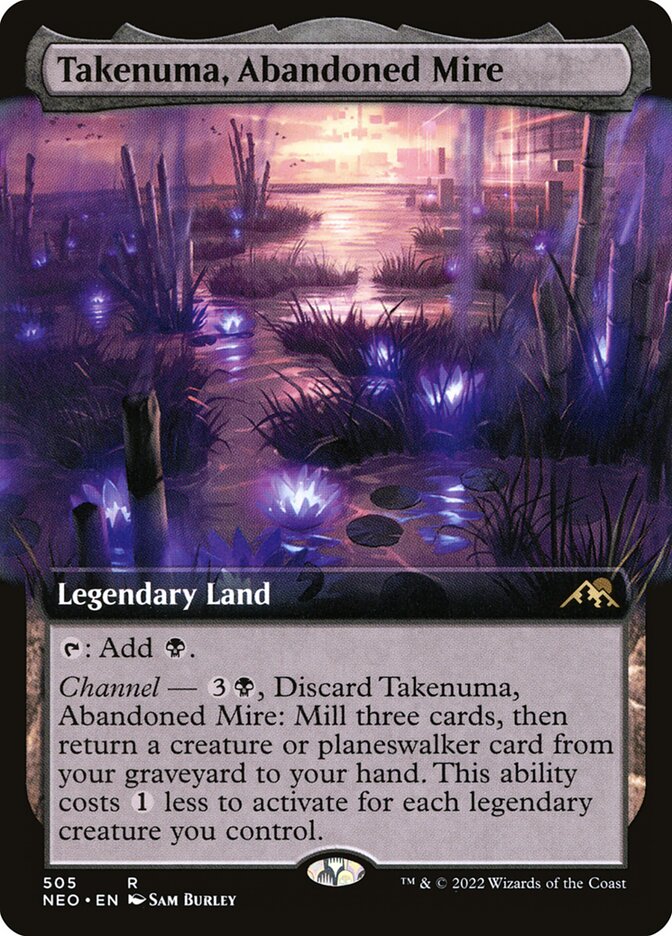 Takenuma, Abandoned Mire 505 - Kamigawa: Neon Dynasty MTG card