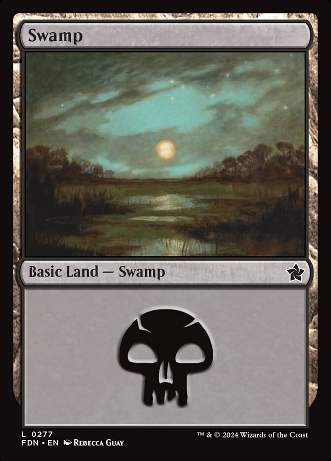 Swamp 277 - Foundations MTG card