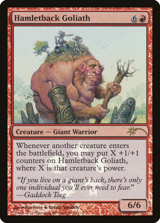 Hamletback Goliath A10 - Magic 2013 Promos MTG card