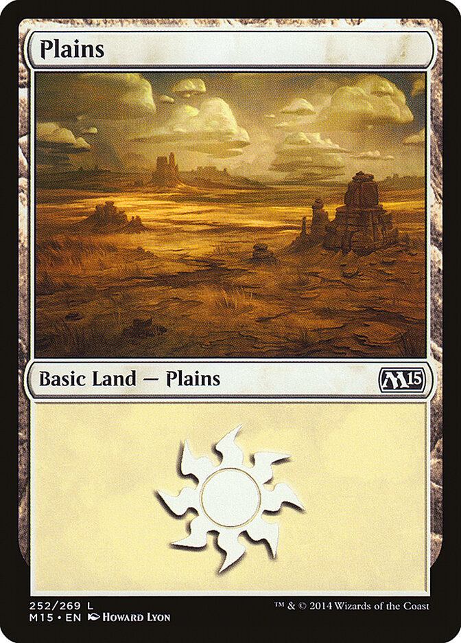 Plains 252 - Magic 2015 MTG card