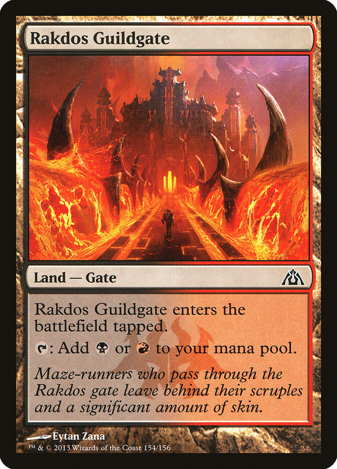 Rakdos Guildgate 154 - Dragon's Maze MTG card