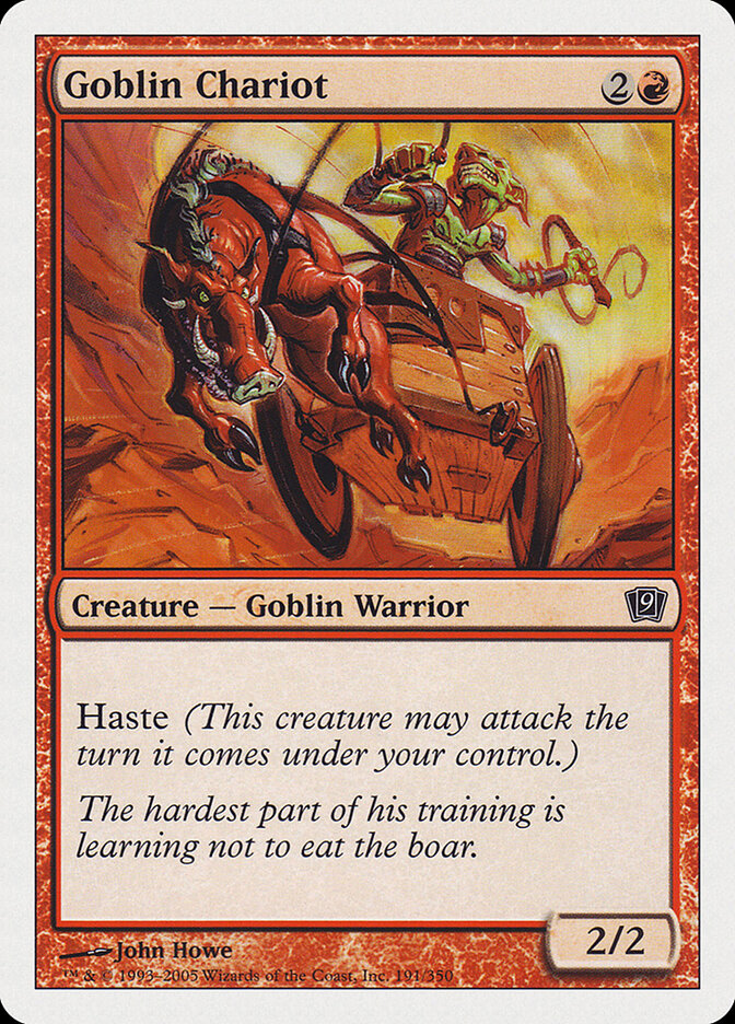 Goblin Chariot 191 - Ninth Edition MTG card