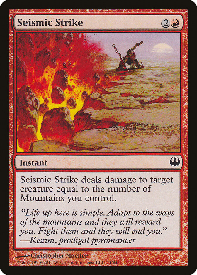 Seismic Strike 71 - Duel Decks: Knights vs. Dragons MTG card