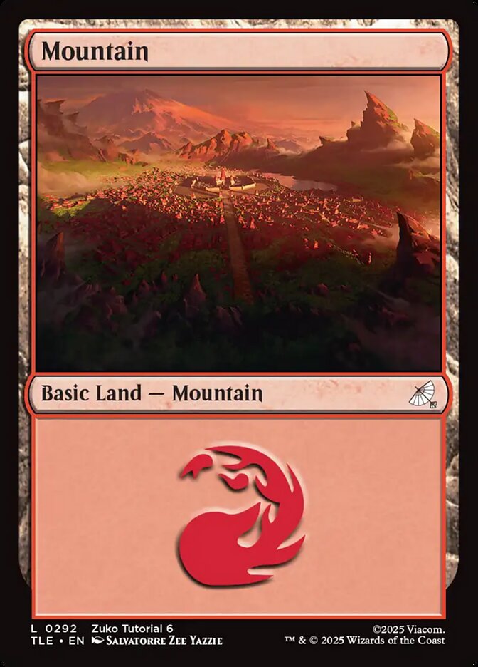 Mountain 292 - Avatar: The Last Airbender Eternal MTG card