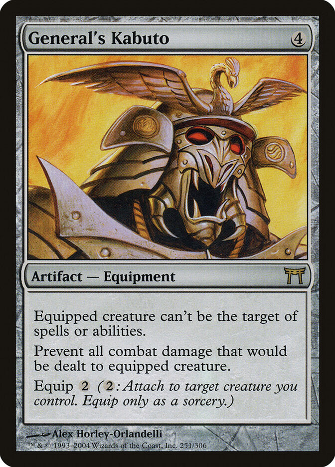 General's Kabuto 251 - Champions of Kamigawa MTG card