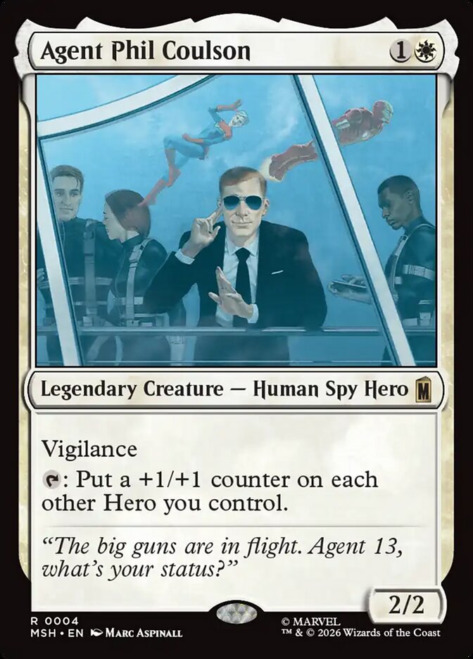 Agent Phil Coulson 4 - Marvel Super Heroes MTG card