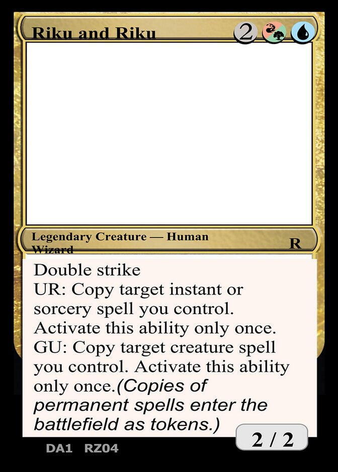Riku and Riku RZ04f - Unknown Event MTG card
