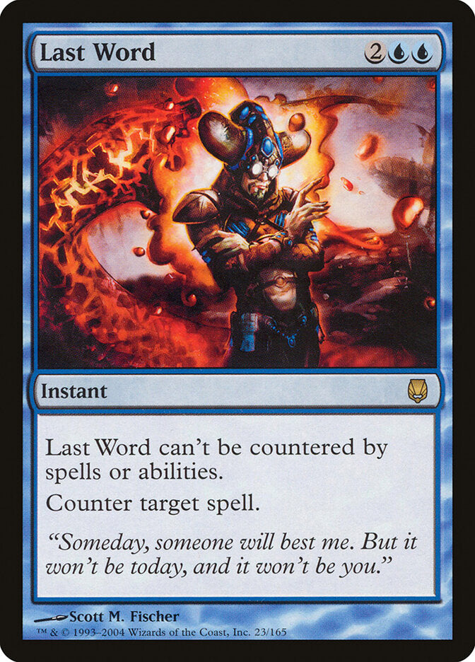 Last Word 23 - Darksteel MTG card