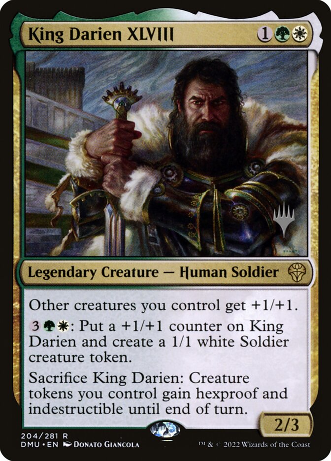 King Darien XLVIII 204p - Dominaria United Promos MTG card