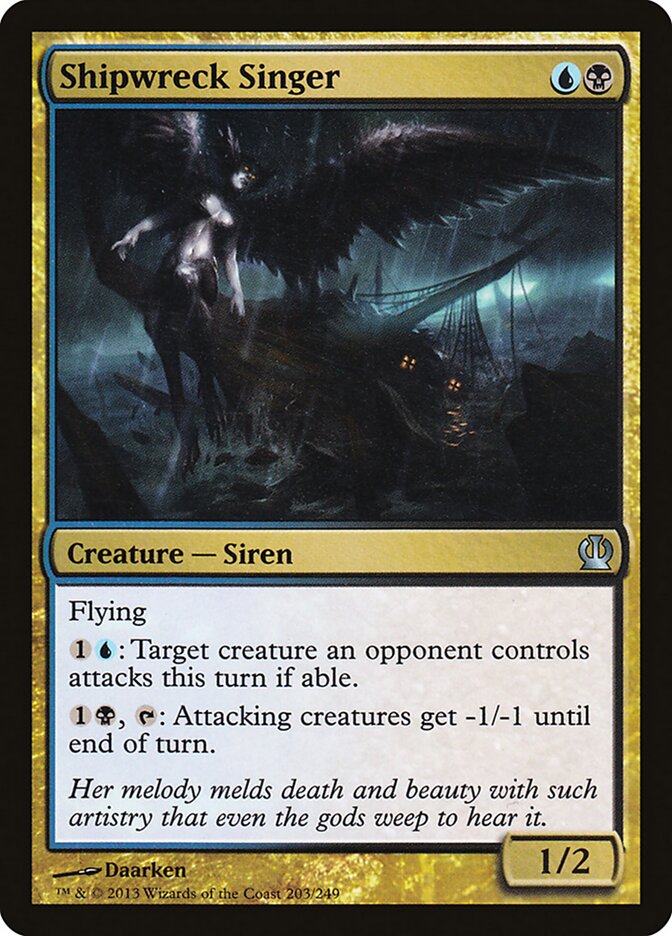 Shipwreck Singer 203 - Theros MTG card