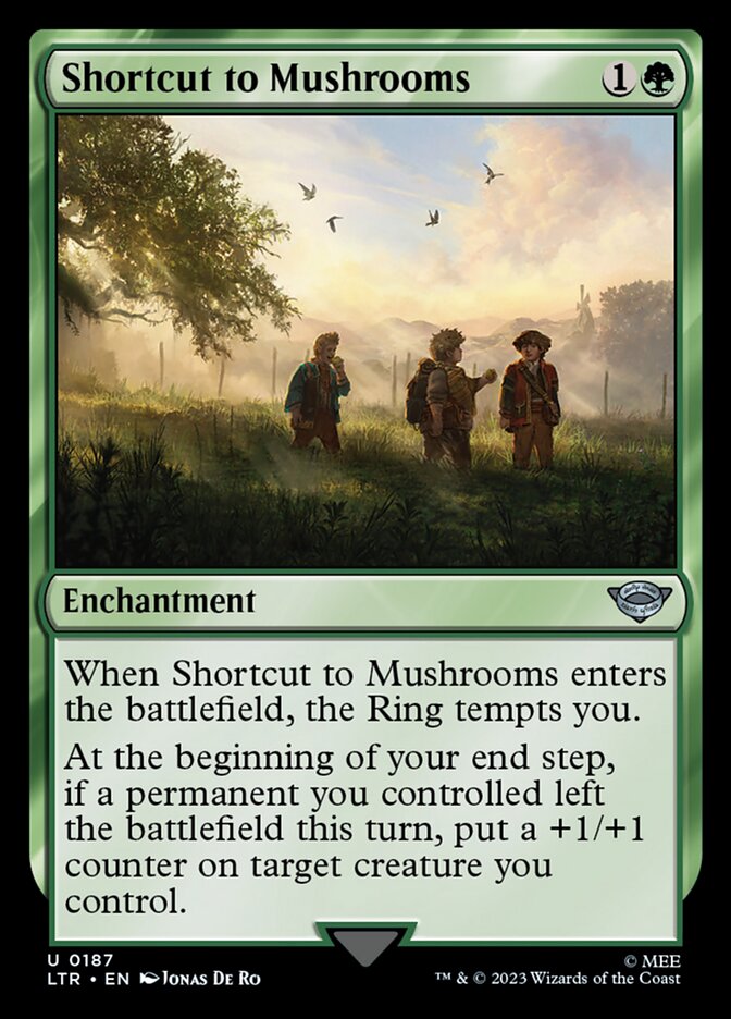 Shortcut to Mushrooms 187 - The Lord of the Rings: Tales of Middle-earth MTG card