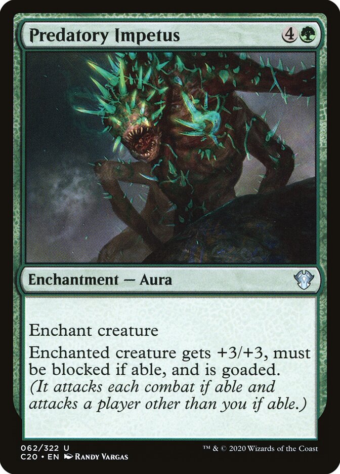 Predatory Impetus 62 - Commander 2020 MTG card