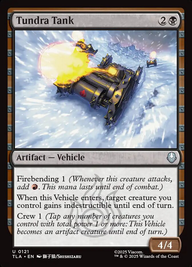 Tundra Tank 121 - Avatar: The Last Airbender MTG card