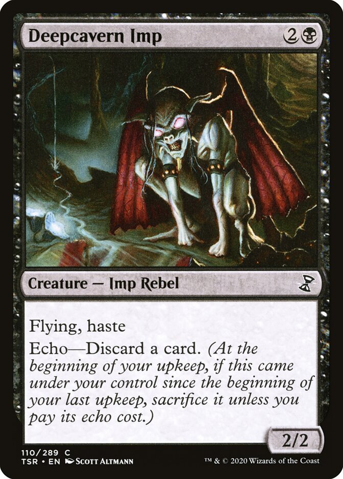 Deepcavern Imp 110 - Time Spiral Remastered MTG card