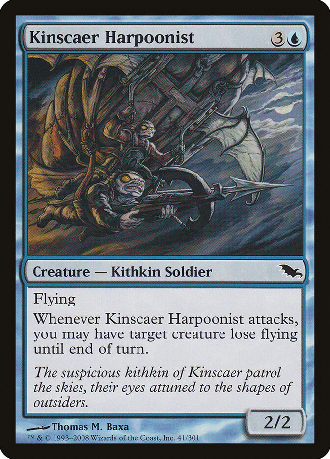 Kinscaer Harpoonist 41 - Shadowmoor MTG card