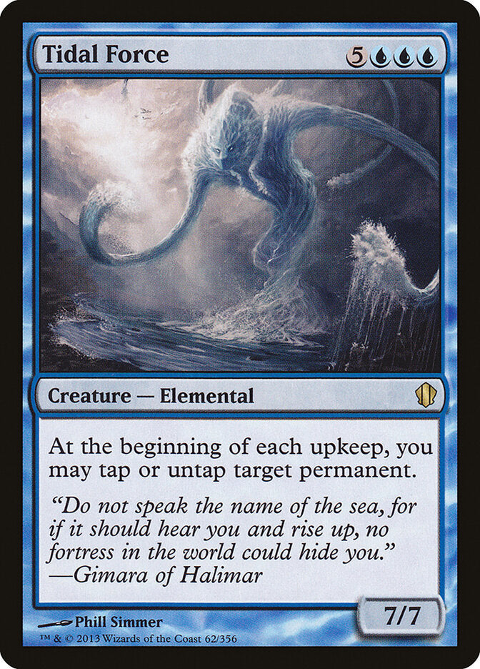 Tidal Force 62 - Commander 2013 MTG card