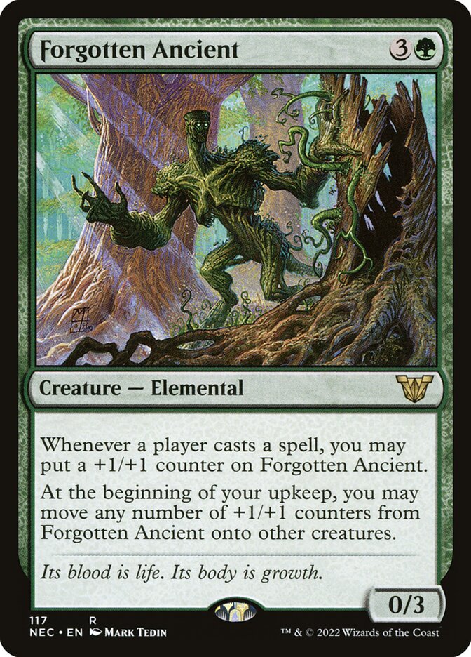 Forgotten Ancient 117 - Neon Dynasty Commander MTG card