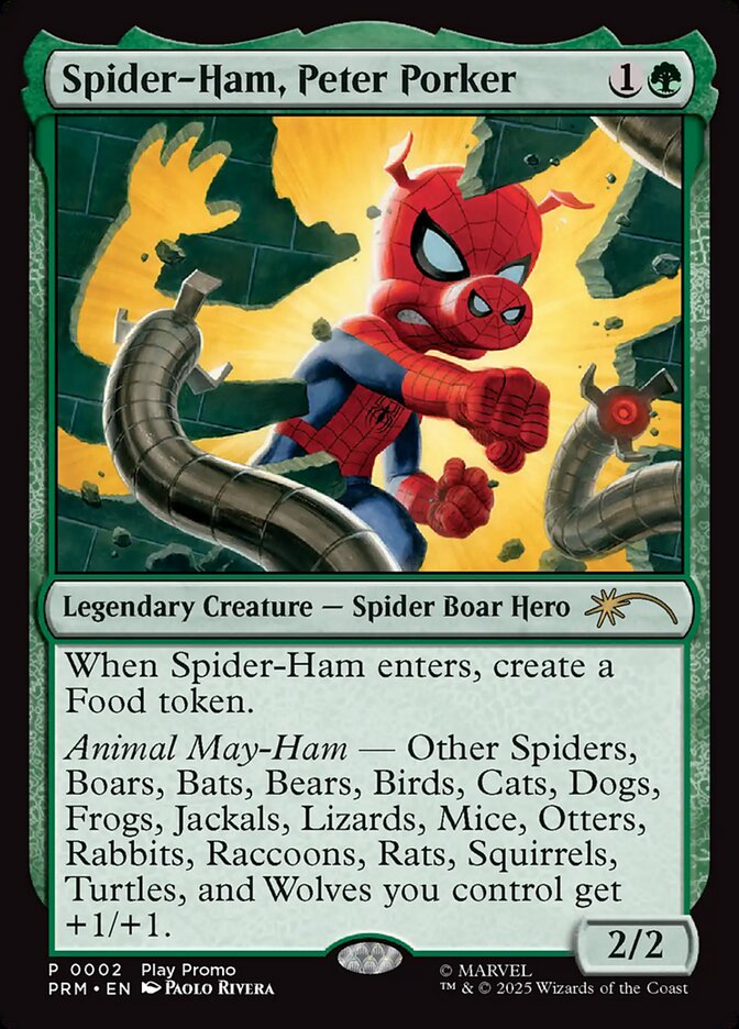 Spider-Ham, Peter Porker 10 - Wizards Play Network 2025 MTG card