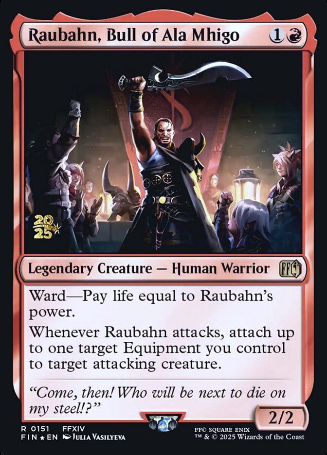 Raubahn, Bull of Ala Mhigo 151s - Final Fantasy Promos MTG card