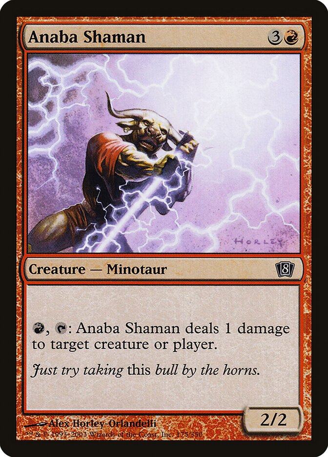 Anaba Shaman 175★ - Eighth Edition MTG card