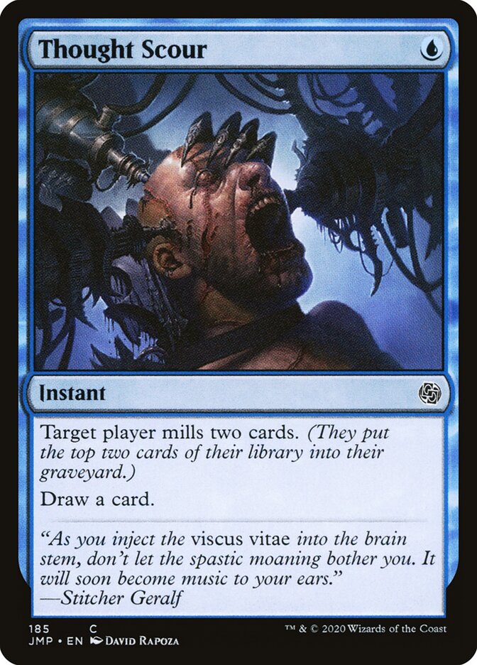 Thought Scour 185 - Jumpstart MTG card