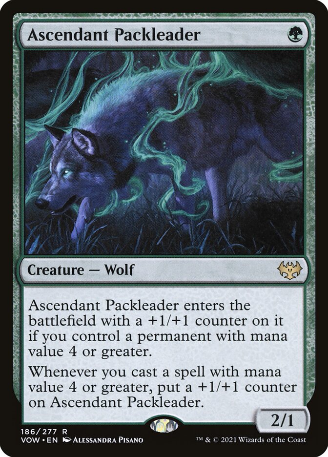Ascendant Packleader 186 - Innistrad: Crimson Vow MTG card