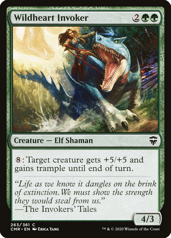 Wildheart Invoker 263 - Commander Legends MTG card