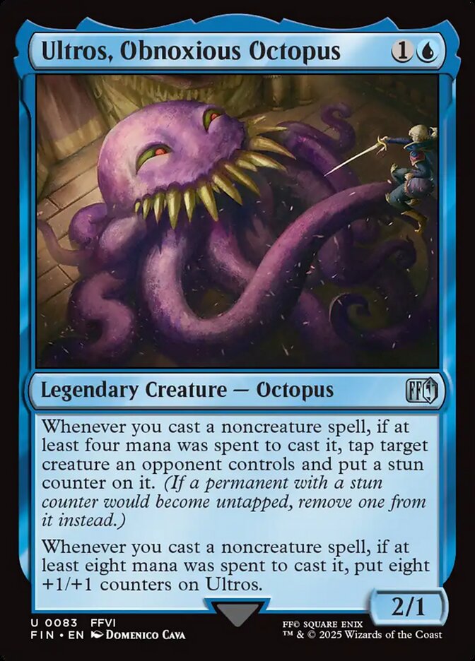 Ultros, Obnoxious Octopus 83 - Final Fantasy MTG card