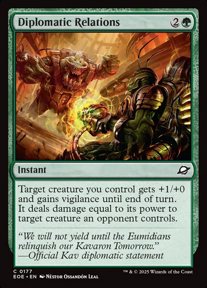 Diplomatic Relations 177† - Edge of Eternities MTG card