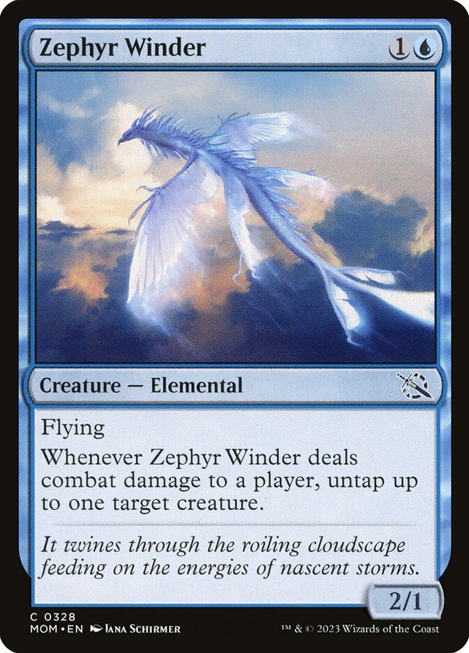 Zephyr Winder 328 - March of the Machine MTG card