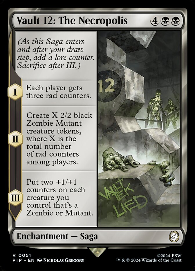 Vault 12: The Necropolis 51 - Fallout MTG card