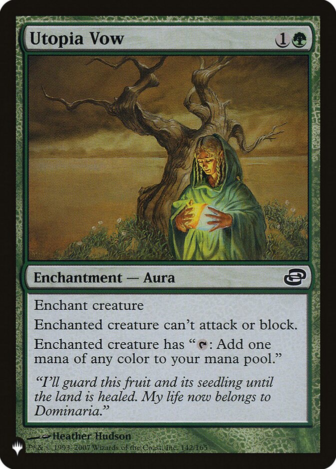 Utopia Vow PLC-142 - The List MTG card