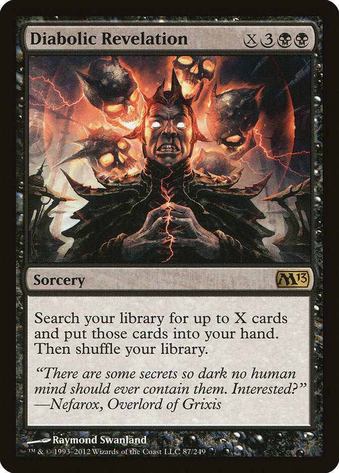 Diabolic Revelation 87 - Magic 2013 MTG card