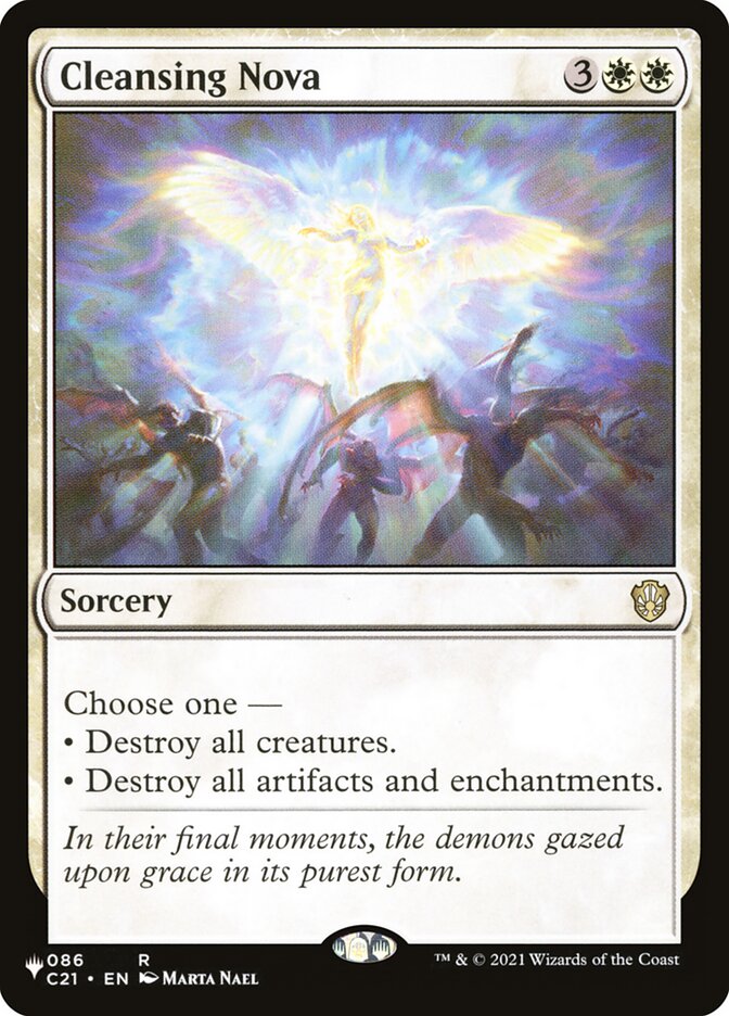 Cleansing Nova C21-86 - The List MTG card