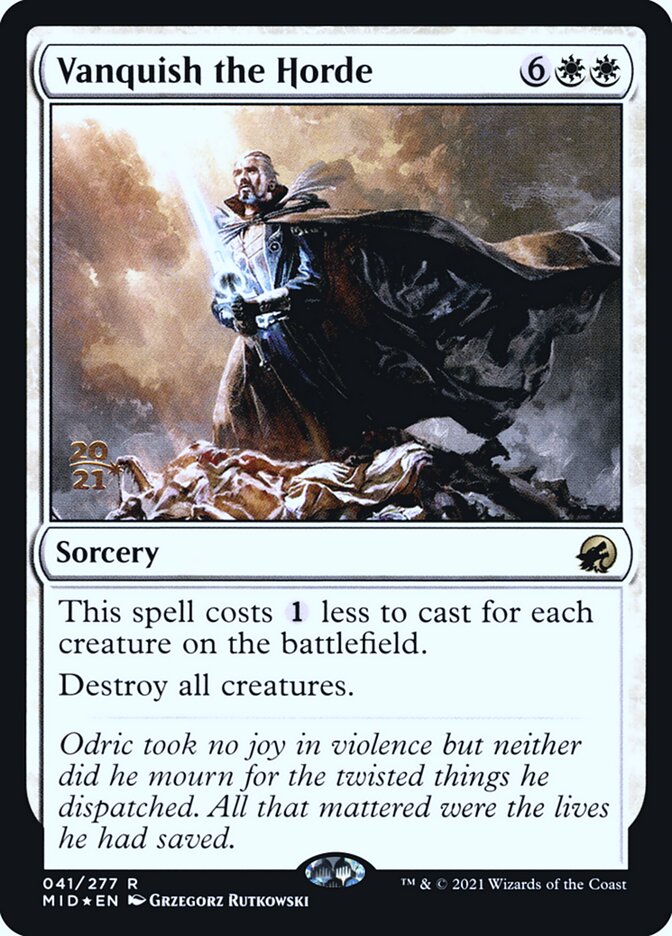 Vanquish the Horde 41s - Innistrad: Midnight Hunt Promos MTG card